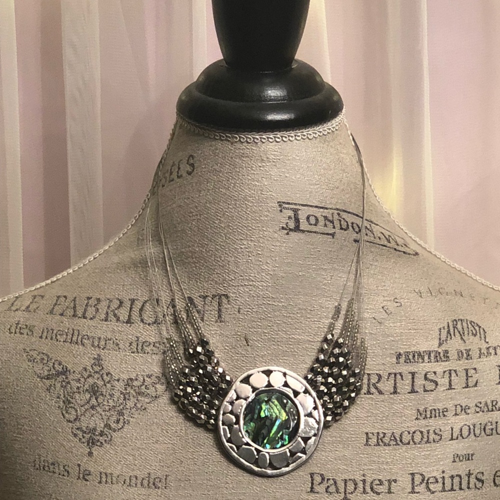 Lane Bryant silver necklace